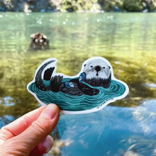 Load image into Gallery viewer, Playful Otter Sticker