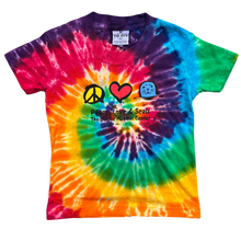 Load image into Gallery viewer, Peace, Love, and Seals Tie Dye Tee - Youth