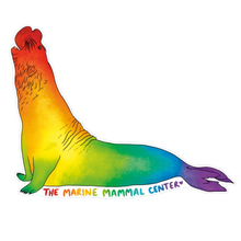 Load image into Gallery viewer, Rainbow Elephant Seal Sticker