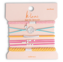 Load image into Gallery viewer, Embrace Hair Tie Bracelet Set