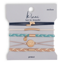 Load image into Gallery viewer, Protect Hair Tie Bracelet Set