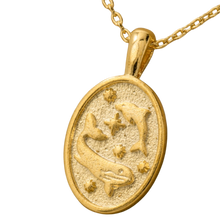 Load image into Gallery viewer, Gold Dipped Whale and Dolphin Necklace