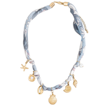 Load image into Gallery viewer, Sea Life Charms Bandana Necklace