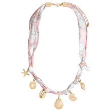 Load image into Gallery viewer, Sea Life Charms Bandana Necklace
