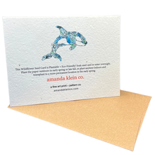 Load image into Gallery viewer, The Marine Mammal Center Orca Plantable Greeting Card