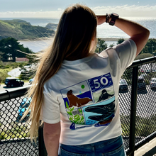 Load image into Gallery viewer, The Marine Mammal Center X Hollis Callas 50th Anniversary Short Sleeve Tee