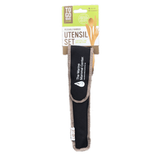 Load image into Gallery viewer, Logo Bamboo Utensil Set