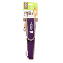 Load image into Gallery viewer, Logo Bamboo Utensil Set