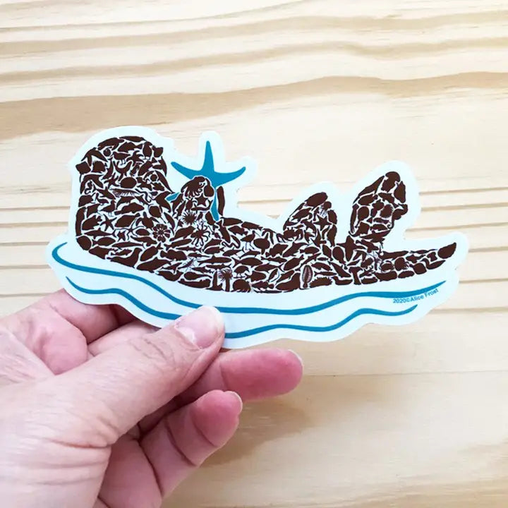 Alice Frost Sea Otter Sticker