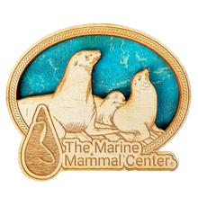 Load image into Gallery viewer, Wooden Sea Lion Magnet
