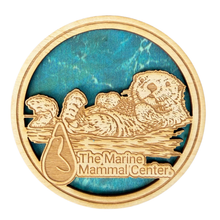 Load image into Gallery viewer, Wooden Sea Otter Coaster
