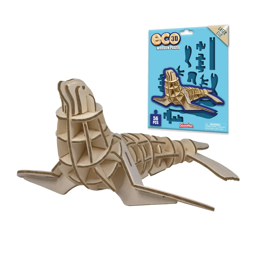 Eco 3D Wooden Puzzle - Sea Lion