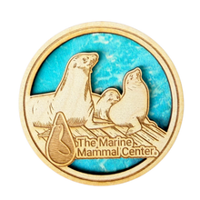 Load image into Gallery viewer, Wooden Sea Lion Coaster
