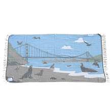 Load image into Gallery viewer, The Marine Mammal Center Luxury Turkish Towel
