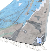 Load image into Gallery viewer, The Marine Mammal Center Luxury Turkish Towel

