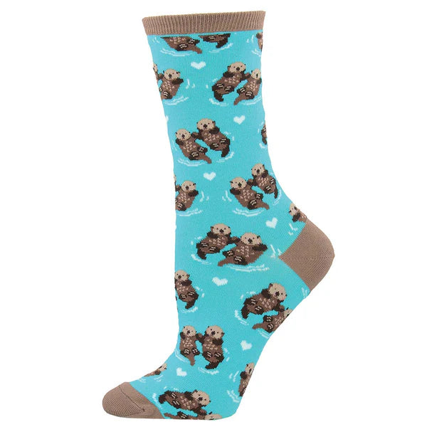 Significant Otter Socks-W9-11 Bright Blue