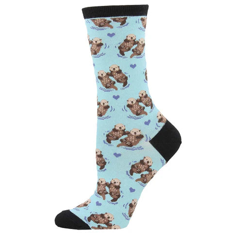 Significant Otter Socks-W9-11 Blue Chalk