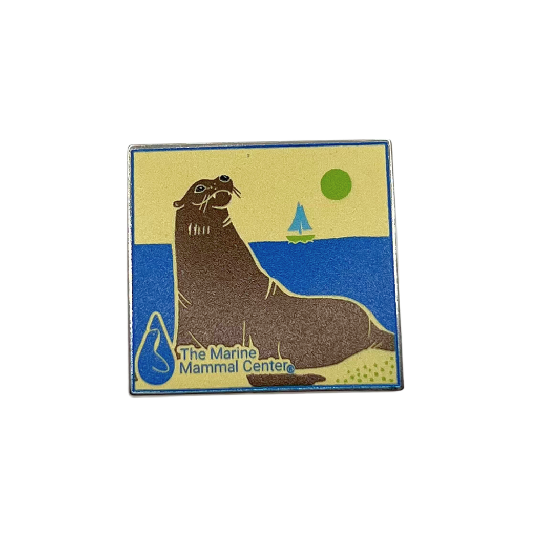The Marine Mammal Center 50th Anniversary Sea Lion Enamel Pin