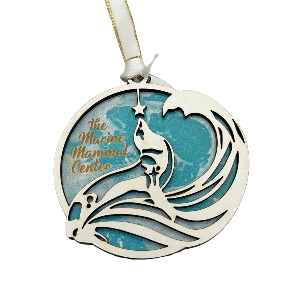 Ocean Cutout Sea Lion Ornament