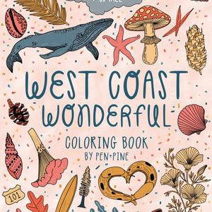 West Coast Wonderful Coloring Book