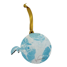 Load image into Gallery viewer, Ocean Cutout Whale Ornament
