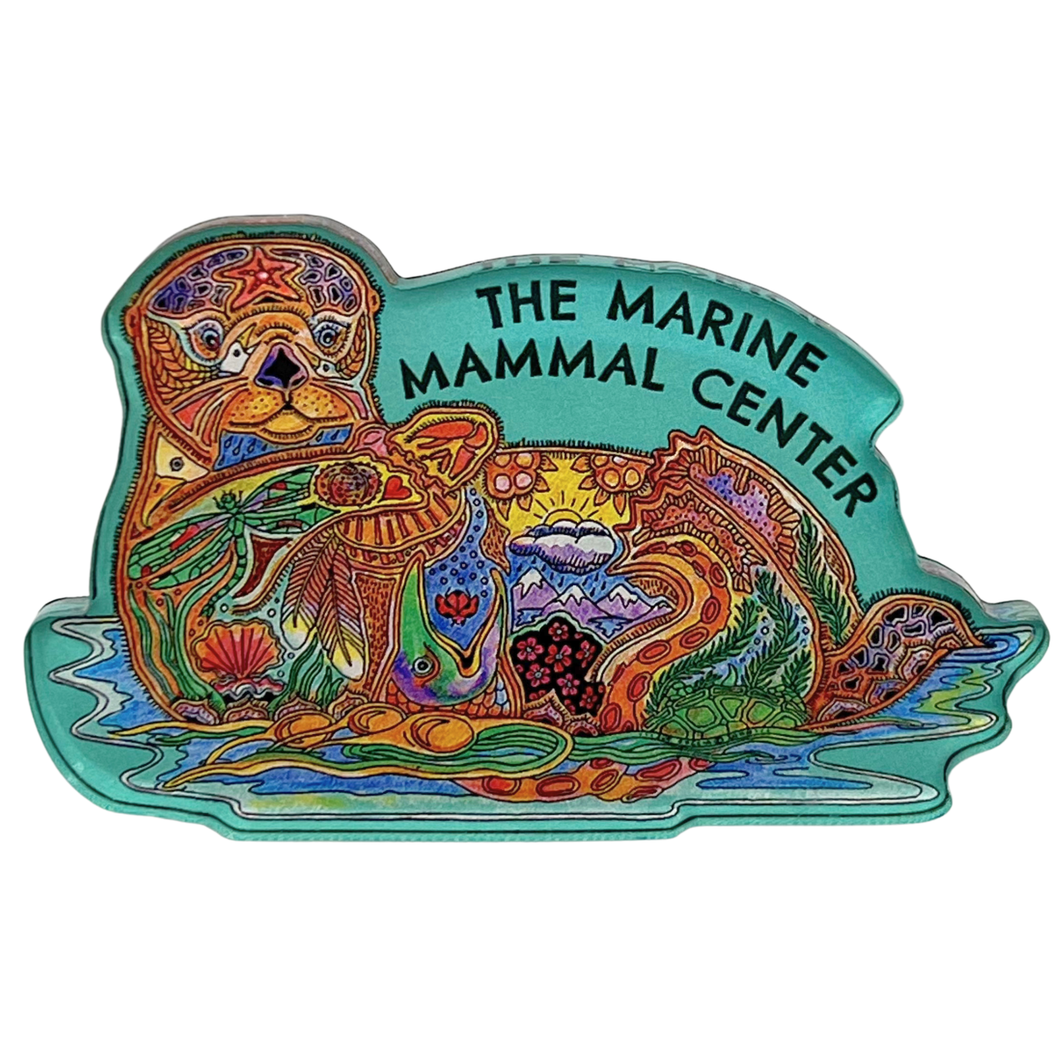Illustrated Sea Otter Magnet