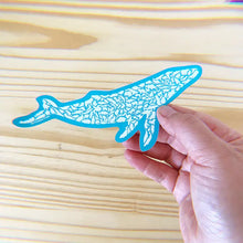 Load image into Gallery viewer, Alice Frost Humpback Whale Sticker
