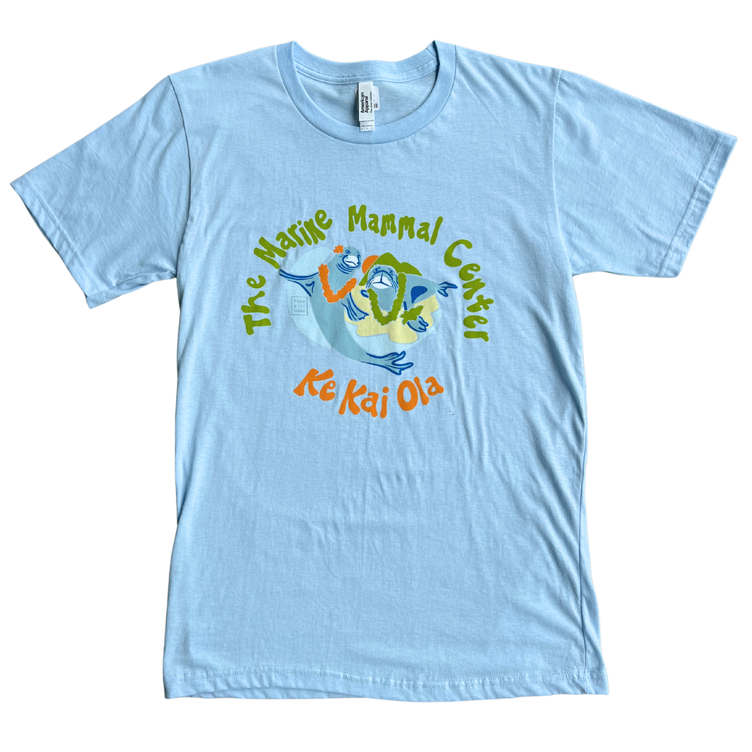 Ke Kai Ola Monk Seal Short Sleeve Graphic Tee