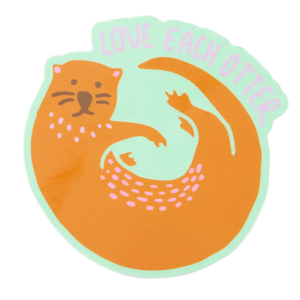 Love Each Otter Sticker