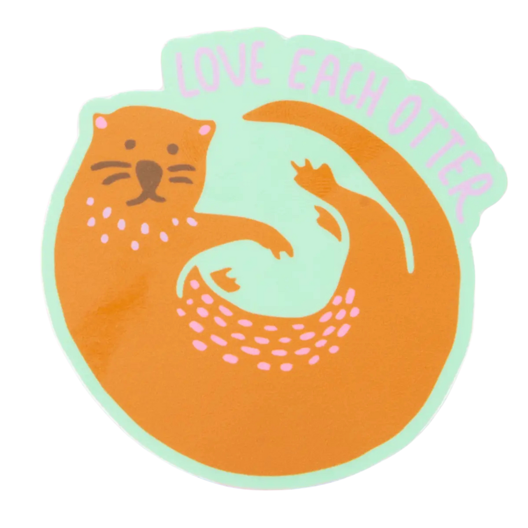 Love Each Otter Sticker
