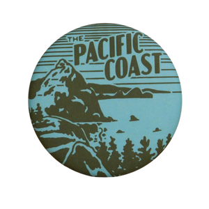 Pacific Coast Round Magnet