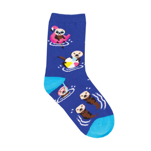 Otter Pool Party Socks- Kids 2-4yrs