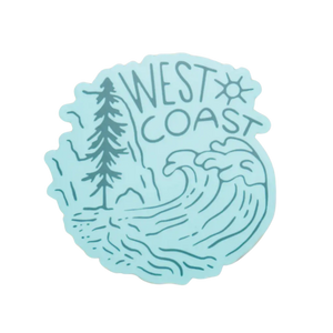 West Coast Wave Sticker