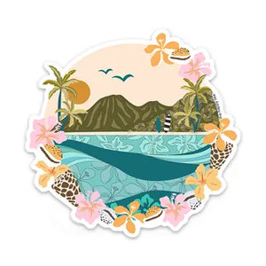 4" Hawaiian Dreams Sticker