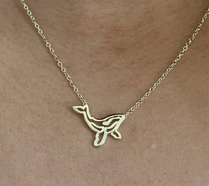 904 Gold Plated Humpback Pendant