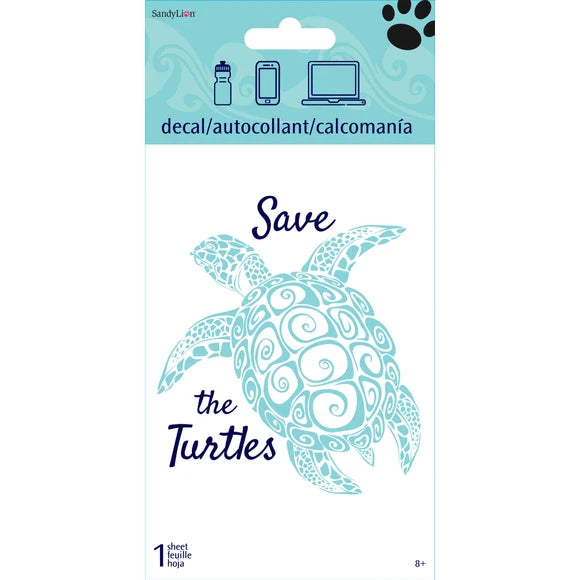 Sea Turtle Adhesive Decal