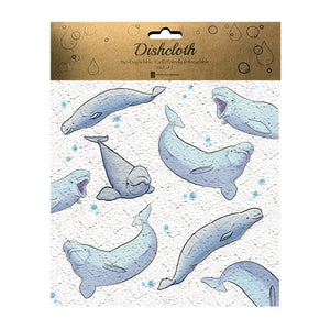 Beluga Whale Dish Cloths (2)