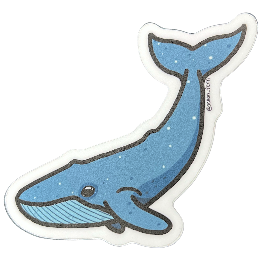 Blue Whale Sticker