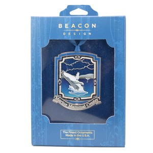 Brass Humpback Breaching Ornament