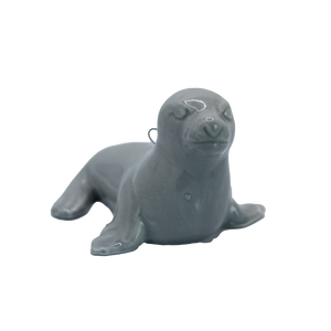 Gray Sea Lion Ceramic Ornament