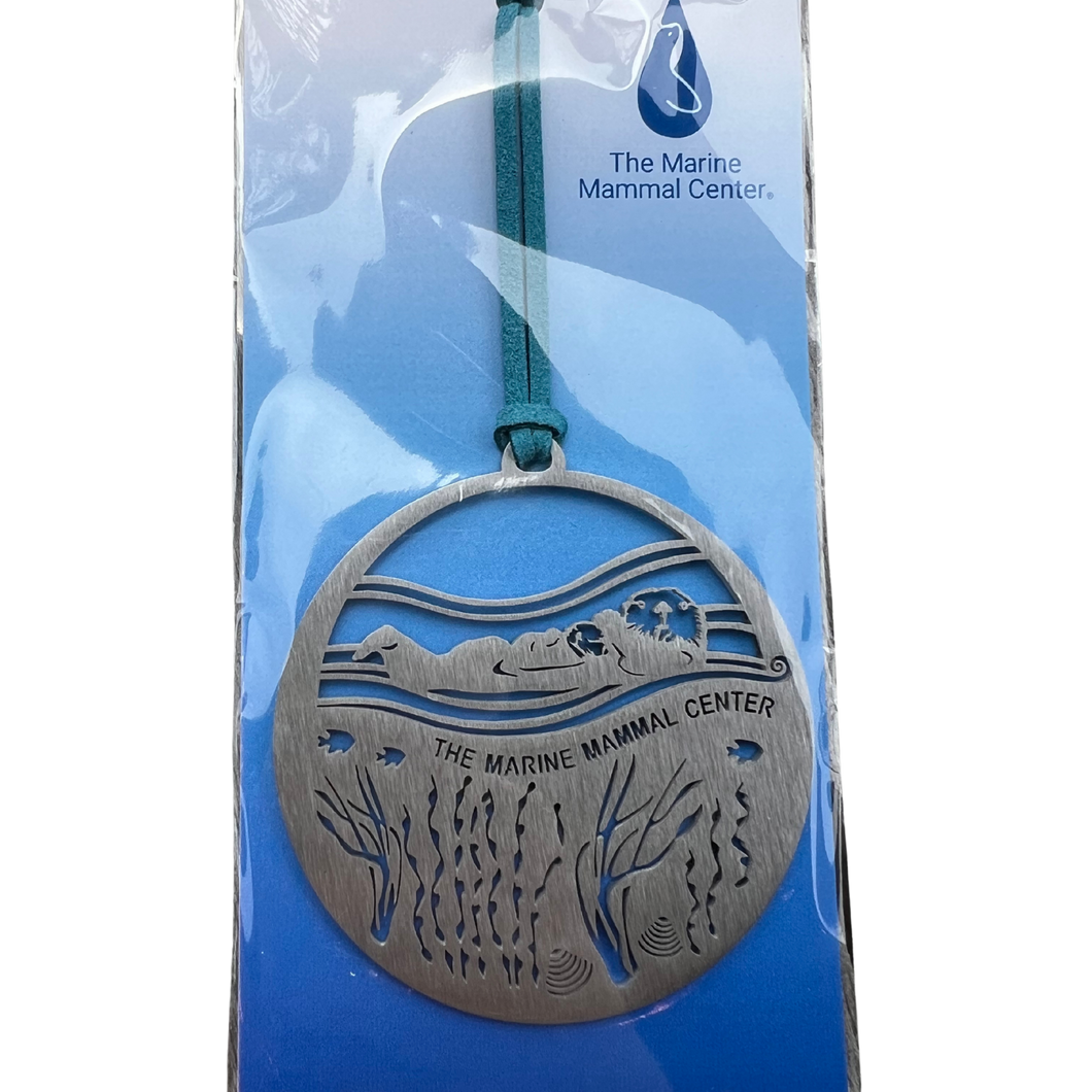 The Marine Mammal Center Sea Otter Metal Ornament