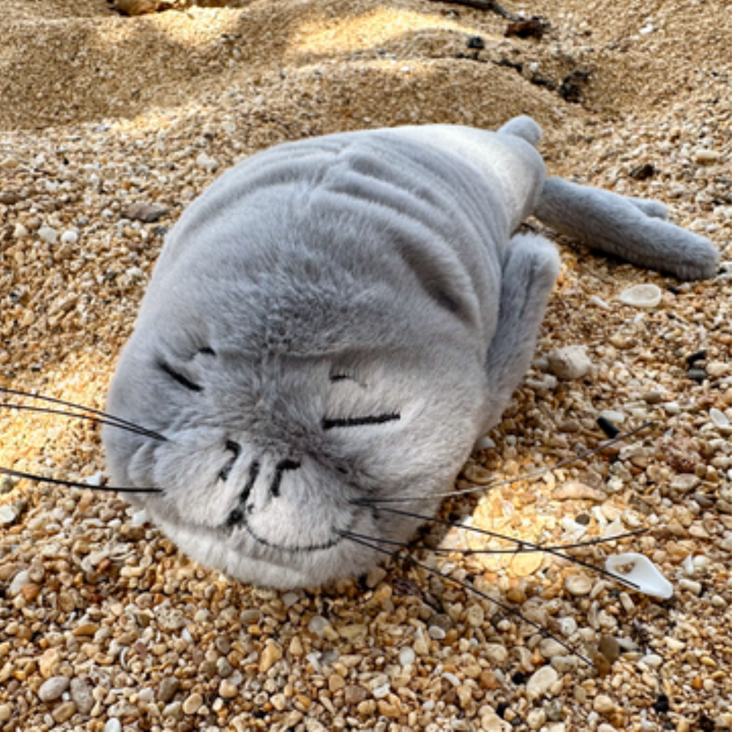 Iliokai Hawaiian Monk Seal Stuffed Animal