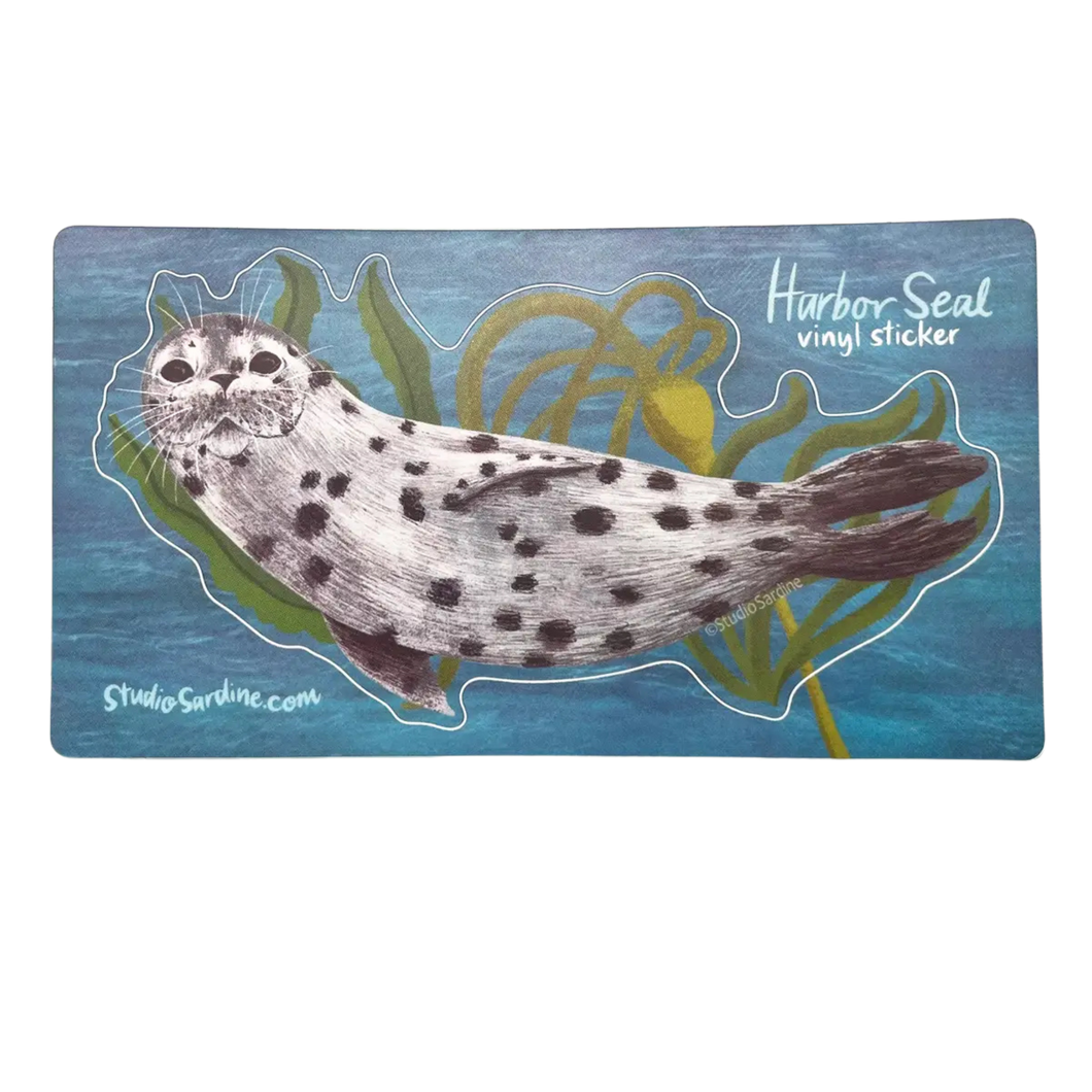 Harbor Seal Vinyl Sticker