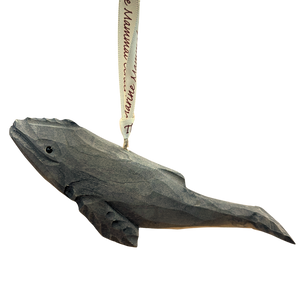Humpback Whale Wood Ornament