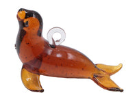 Sea Lion Glass Ornament