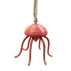 Jellyfish Wood Ornament