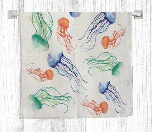 Jellyfish Tea Towel