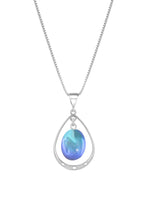 Load image into Gallery viewer, Leightworks Aqua Oval with Loop Pendant
