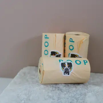 Individual Roll Cornstarch Poop Bag