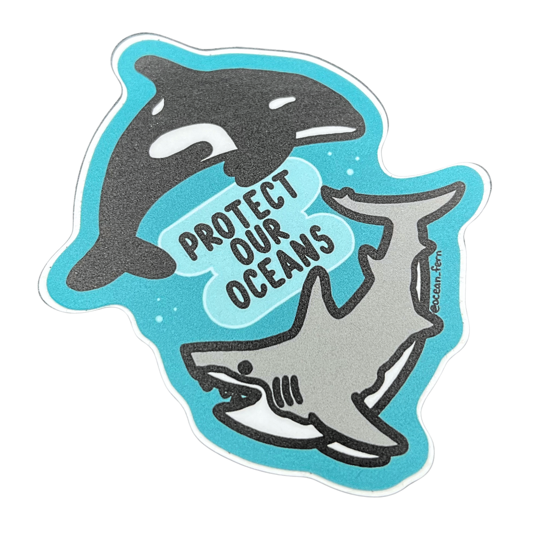 Protect Our Oceans Sticker